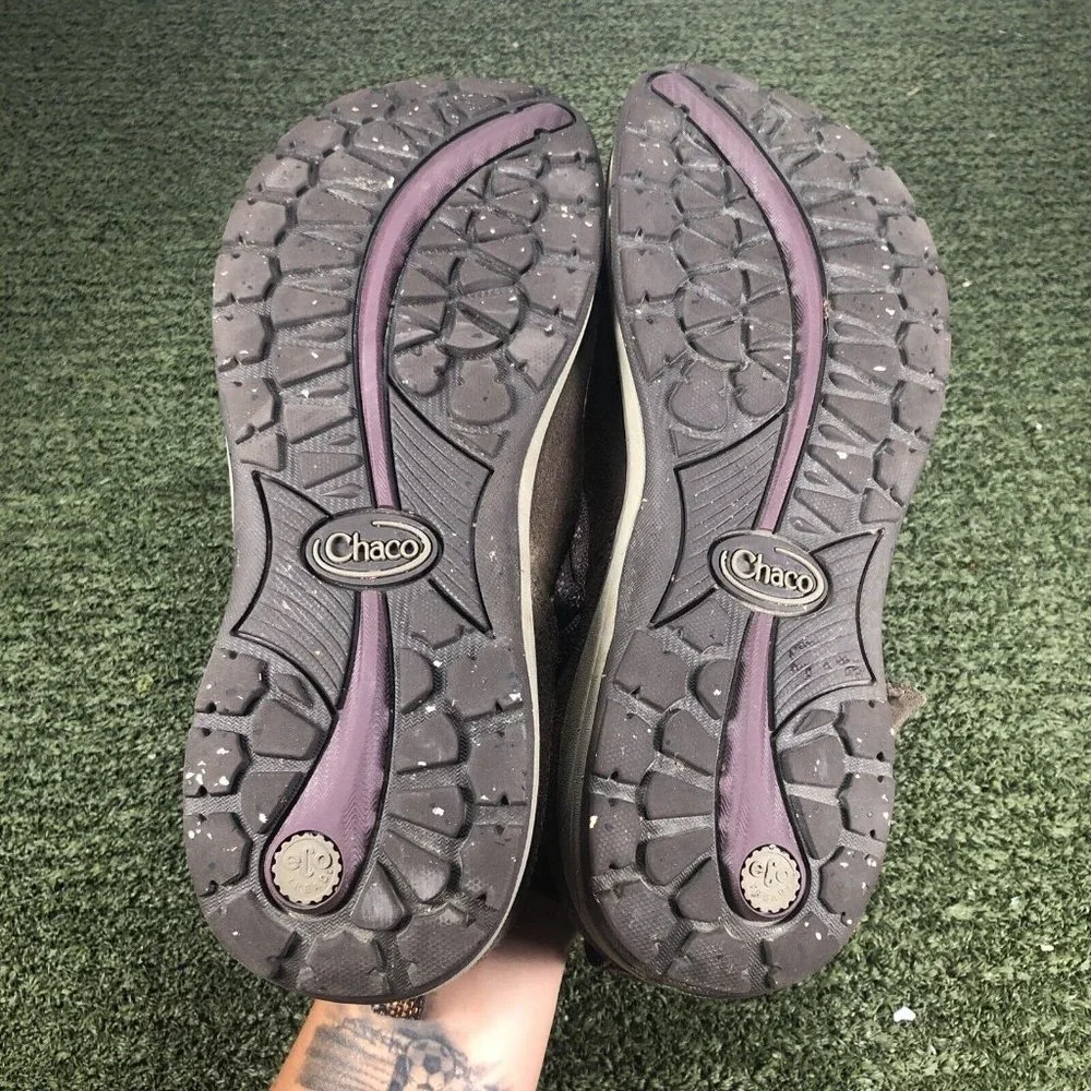 Chaco Womens Petaluma Mary Jane Shoes Coffee Bean Perforated Buckle Leather 9.5 - Picture 8 of 8